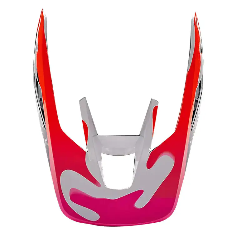 Visera Moto V3 Ryvr Blanco/Negro Fox 3