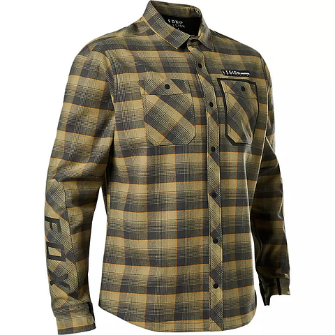 Camisa Moto Defend Drive Windbloc® Café Fox