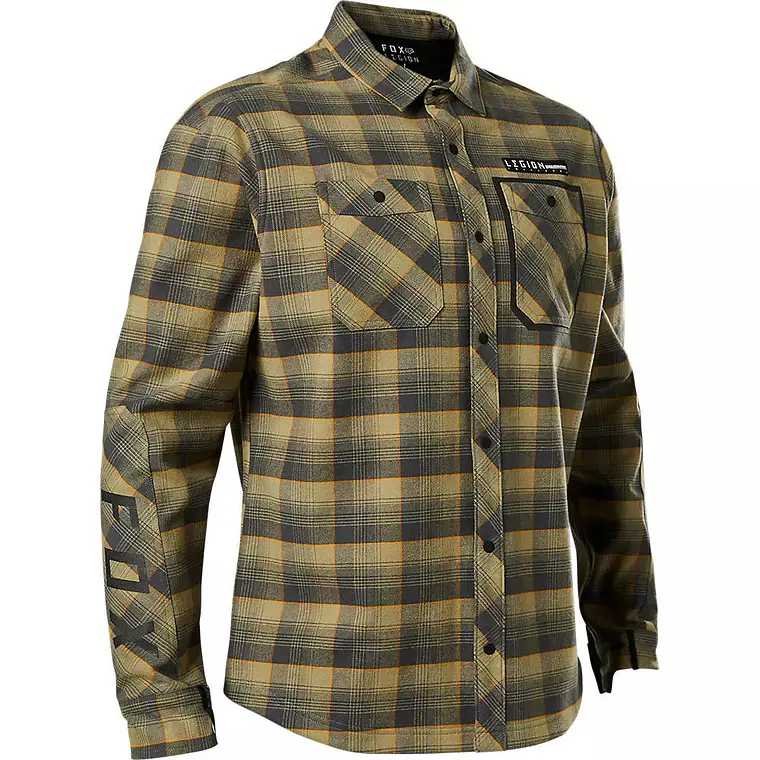 Camisa Moto Defend Drive Windbloc® Café Fox 1