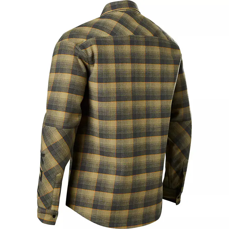 Camisa Moto Defend Drive Windbloc® Café Fox 3