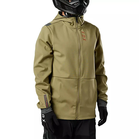 Chaqueta Moto Defend Drive Windblock Zip Cafe Fox