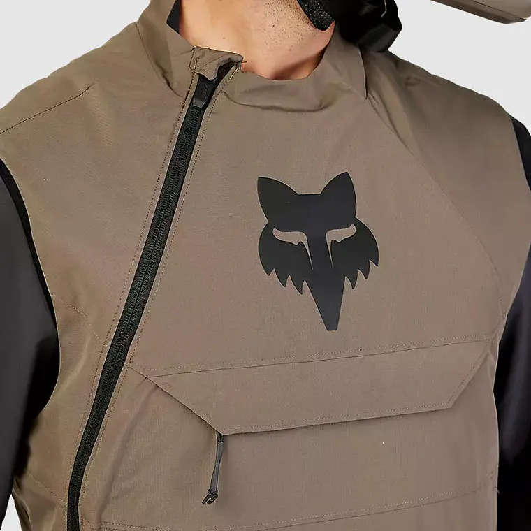 Chaqueta Moto Cortavientos Ranger Off Road Sin Mangas Cafe Fox 5