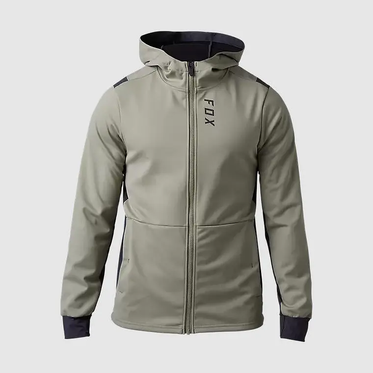 Chaqueta Moto Defend Drive Windbloc® Zip Beige Fox 1