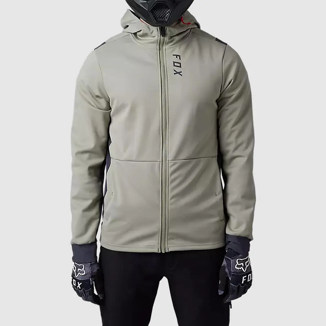Chaqueta Moto Defend Drive Windbloc® Zip Beige Fox 2