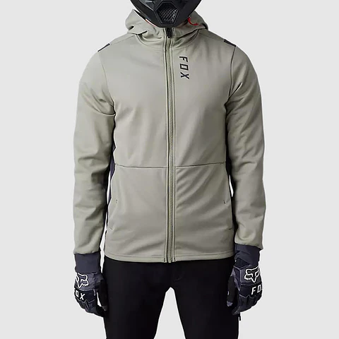 Chaqueta Moto Defend Drive Windbloc® Zip Beige Fox