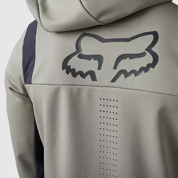 Chaqueta Moto Defend Drive Windbloc® Zip Beige Fox 4