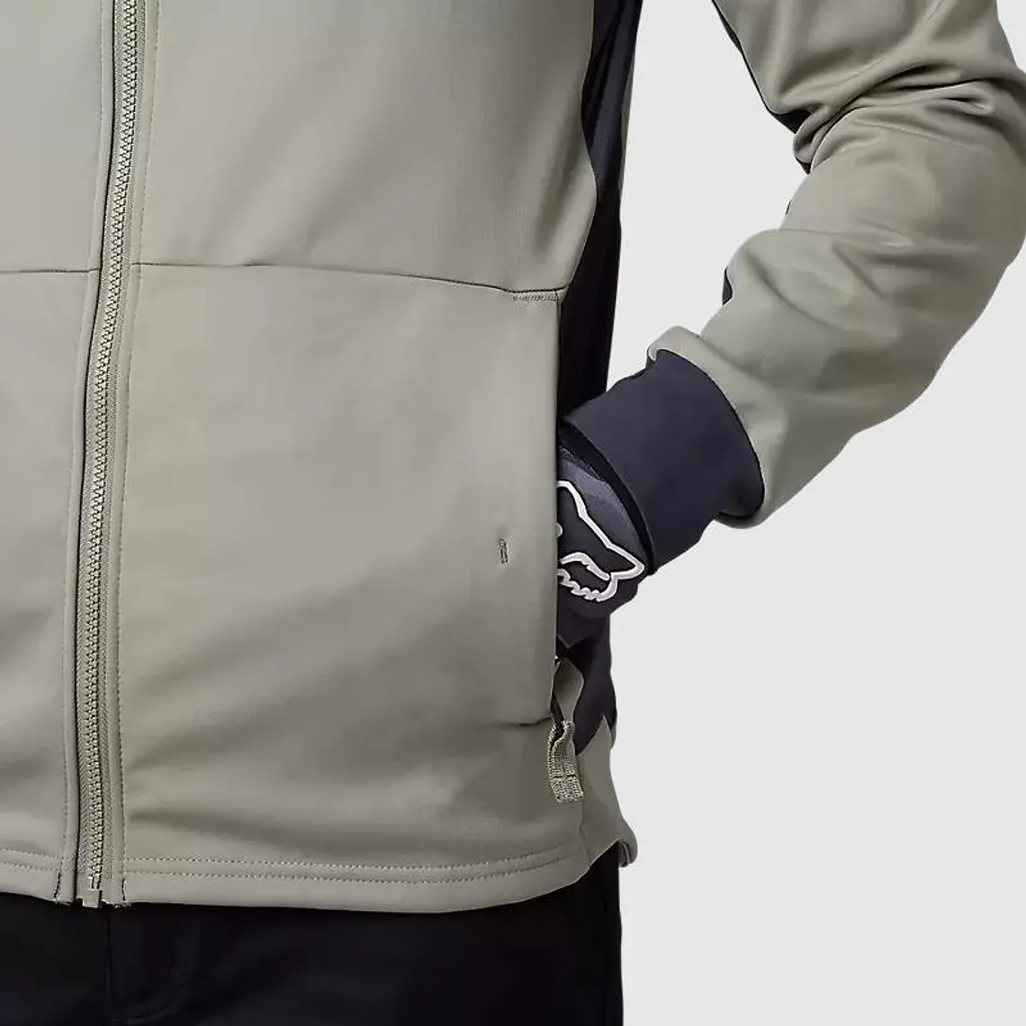 Chaqueta Moto Defend Drive Windbloc® Zip Beige Fox 6