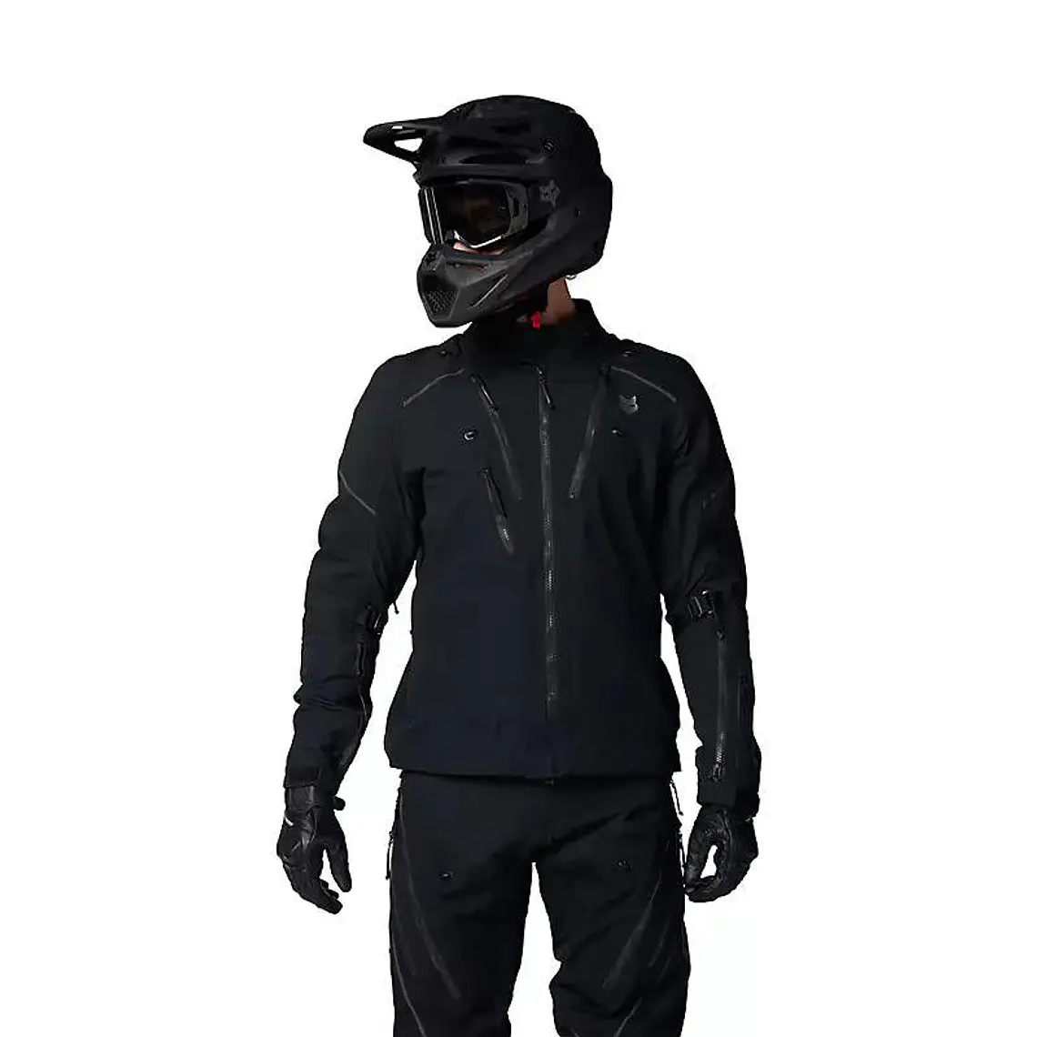 Chaqueta Moto Defend GORE-TEX ADV Impermeable Negro Fox 4