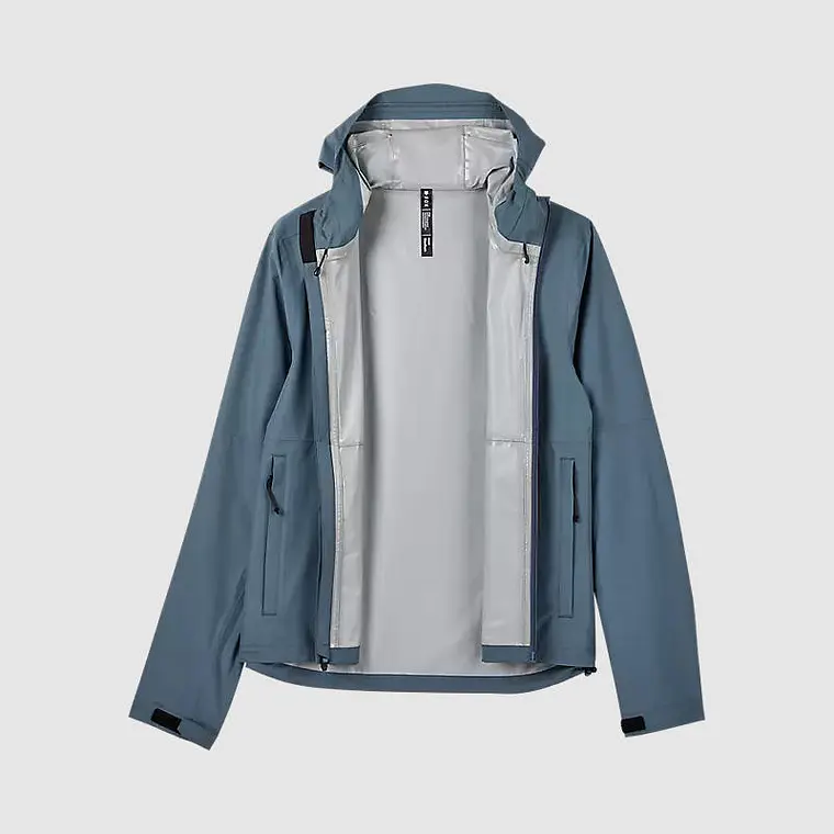 Chaqueta Moto Impermeable Offroad Azul Acero Fox 3