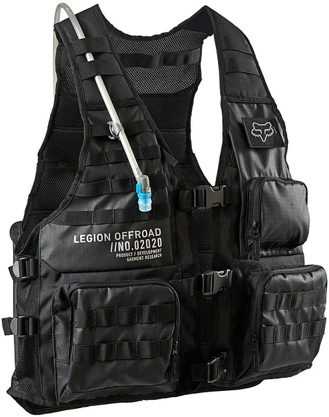 Chaqueta Moto Legion Tac Negro Fox