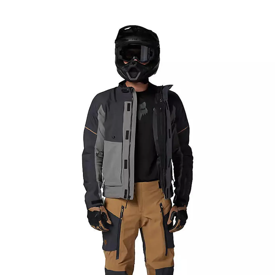 Chaqueta Moto Ranger GORE-TEX ADV Impermeable Gris Fox 3