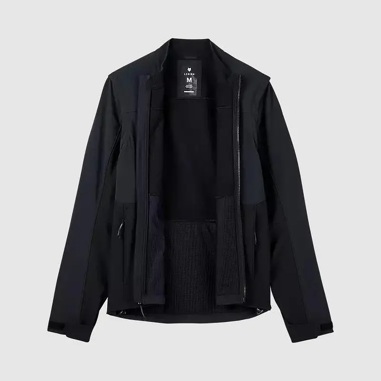 Chaqueta Moto Ranger Off-Road Softshell Negro Fox 3