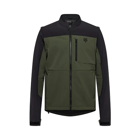 Chaqueta Moto Ranger Softshell Off-Road Verde Fox