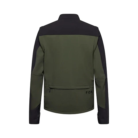 Chaqueta Moto Ranger Softshell Off-Road Verde Fox