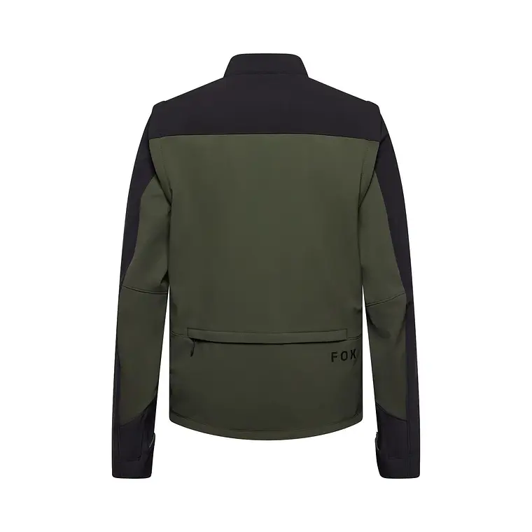 Chaqueta Moto Ranger Softshell Off-Road Verde Fox 2
