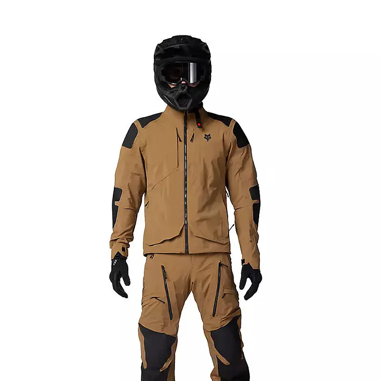 Chaqueta Moto Recon GORE-TEX ADV Impermeable Cafe Fox 3