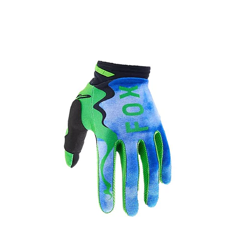 Guantes Moto 180 Atlas Celeste/Verde Fox