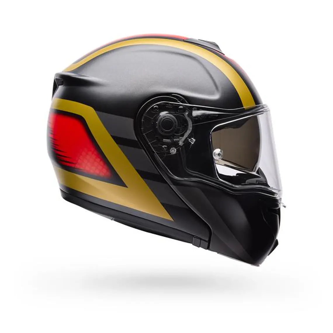 Casco Moto Calle SRT Modular Abatible The Good Ride Negro/Rojo Certificado QR Bell 2