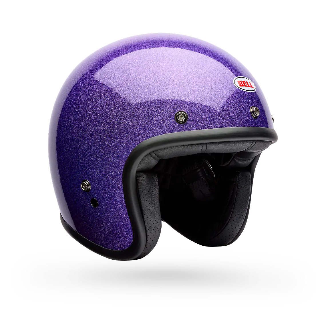 Casco Moto Calle TS Custom 500 Flake Morado Bell 2