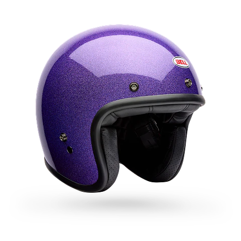 Casco Moto Calle TS Custom 500 Flake Morado Bell