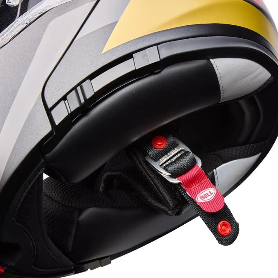 Casco Moto Calle SRT Modular Abatible The Good Ride Negro/Rojo Certificado QR Bell 6