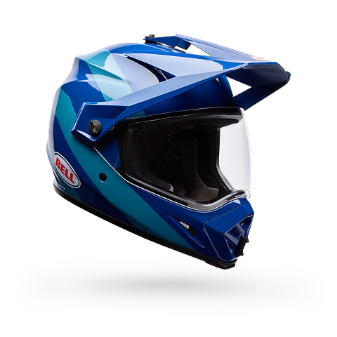 Casco Moto Calle TS MX-9 ADV Motion Azul Bell