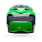 Casco Moto MX-10 Mips Dyno Verde/Negro Bell - Miniatura 4