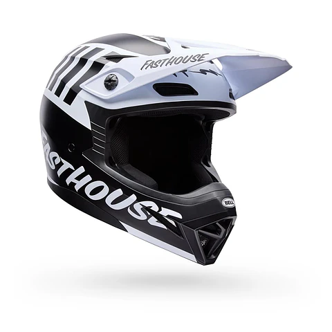 Casco Moto MX-10 Mips Fasthouse Negro/Blanco Bell