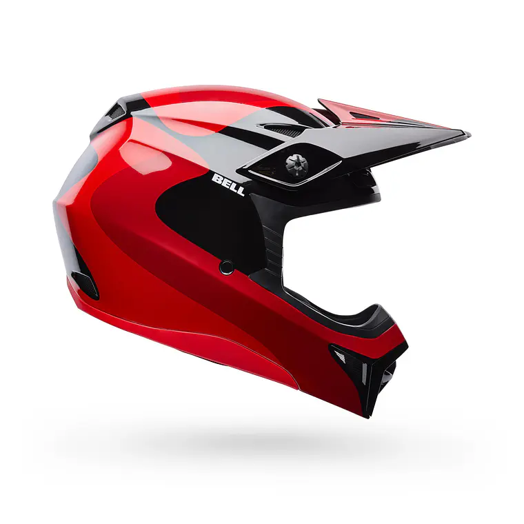 Casco Moto MX-10 Wave Rojo/Negro Bell 2
