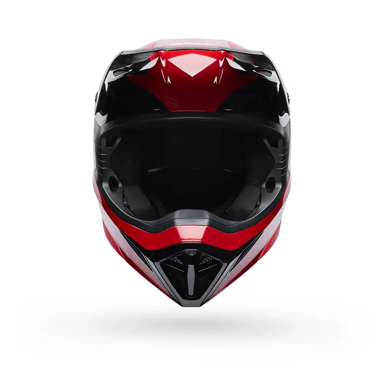 Casco Moto MX-10 Wave Rojo/Negro Bell 3