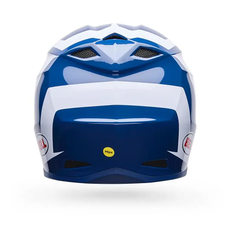 Casco Moto MX-10 Talon Azul/Blanco Bell 4