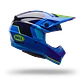 Casco Moto Moto-10 Gp Vector Azul Bell - Miniatura 1