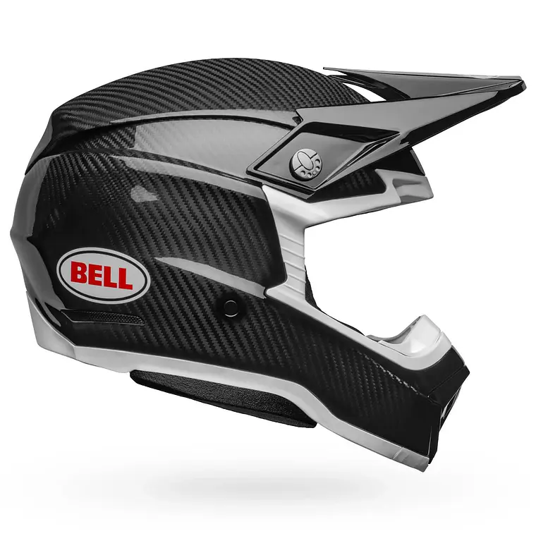 Casco Moto Moto-10 Spherical Solid Negro/Blanco Bell 1