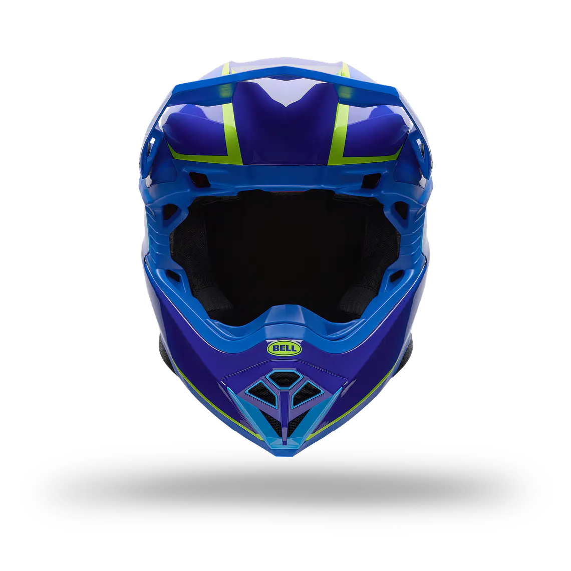 Casco Moto Moto-10 Gp Vector Azul Bell 3