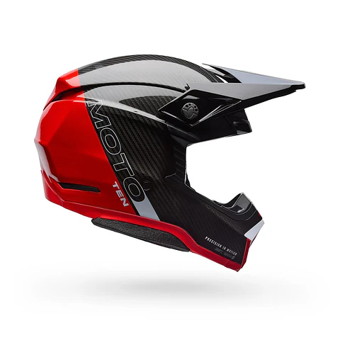Casco Moto Moto-10 Spherical Strike Rojo/Negro Bell