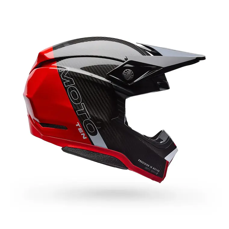 Casco Moto Moto-10 Spherical Strike Rojo/Negro Bell 1
