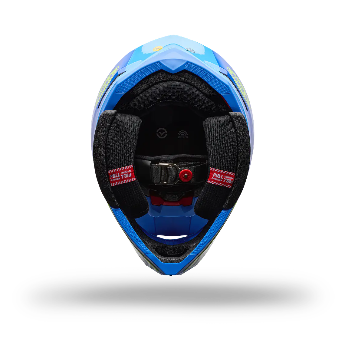 Casco Moto Moto-10 Gp Vector Azul Bell 4