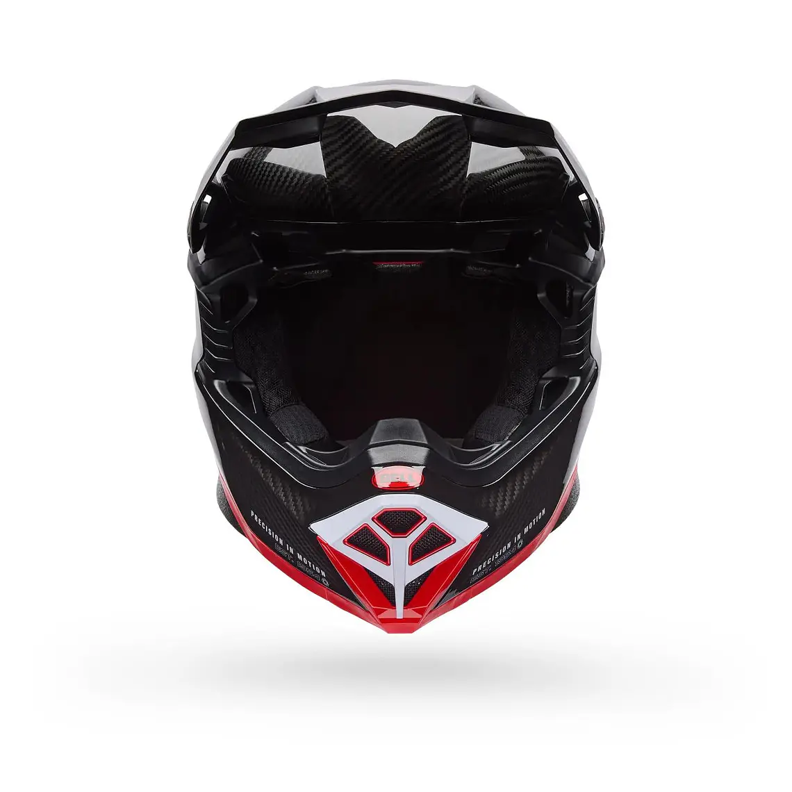 Casco Moto Moto-10 Spherical Strike Rojo/Negro Bell 3