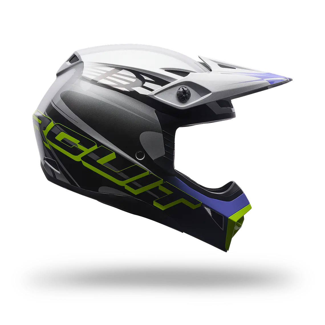 Casco Moto Mx-10 Mips Intake Negro/Plata Bell 1