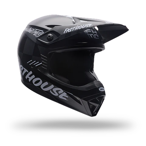 Casco Moto Mx-10 Mips FH Goodtimes Negro Mate Bell