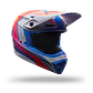 Casco Moto Mx-10 Mips Speedway Blanco/Azul Bell - Miniatura 2