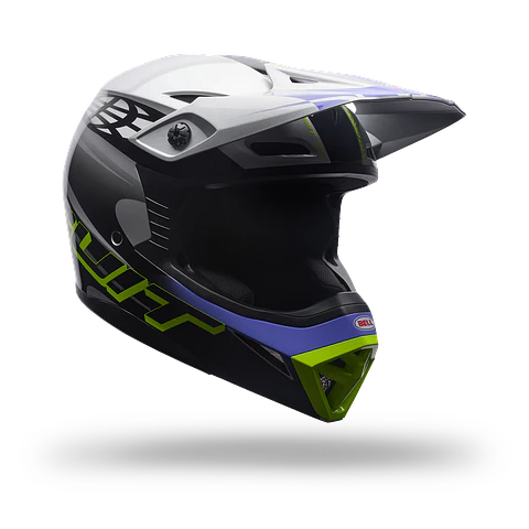 Casco Moto Mx-10 Mips Intake Negro/Plata Bell