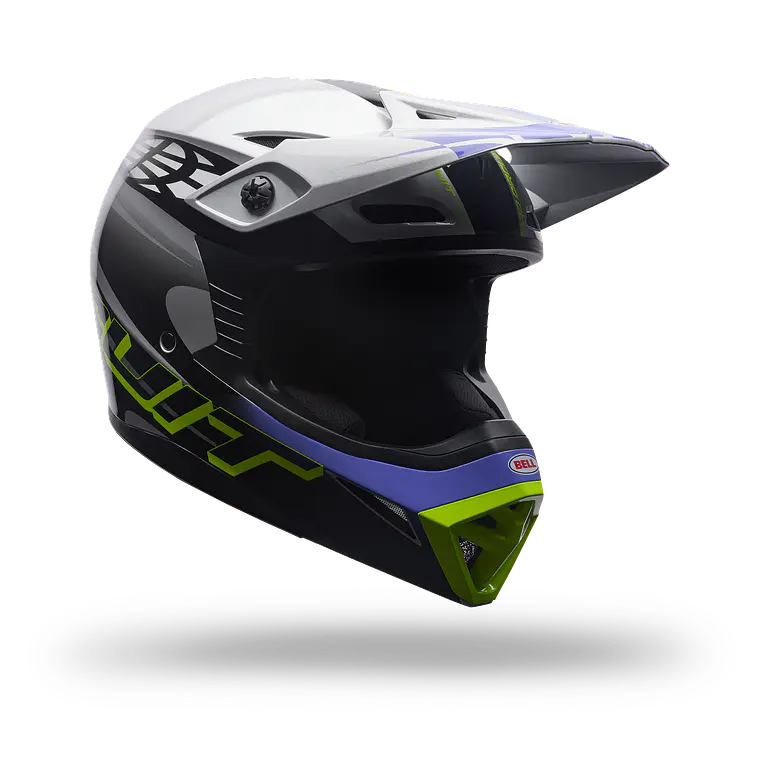 Casco Moto Mx-10 Mips Intake Negro/Plata Bell 2