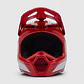 Casco Moto V1 Lean Rojo Fox - Miniatura 3