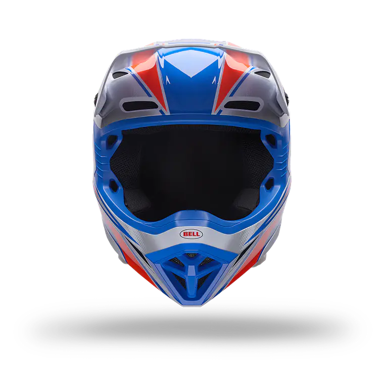 Casco Moto Mx-10 Mips Speedway Blanco/Azul Bell 3