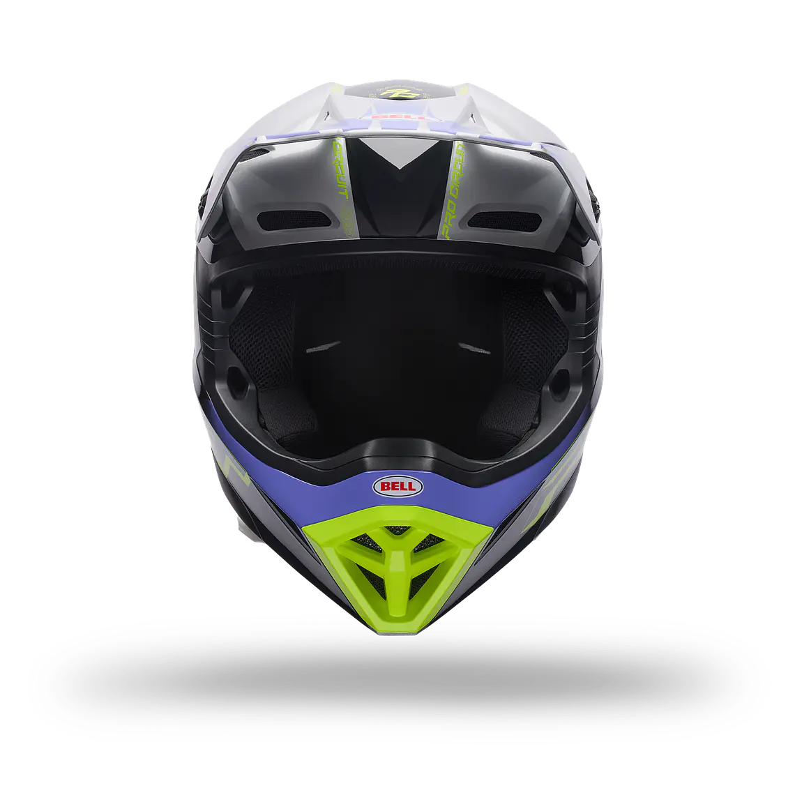Casco Moto Mx-10 Mips Intake Negro/Plata Bell 3