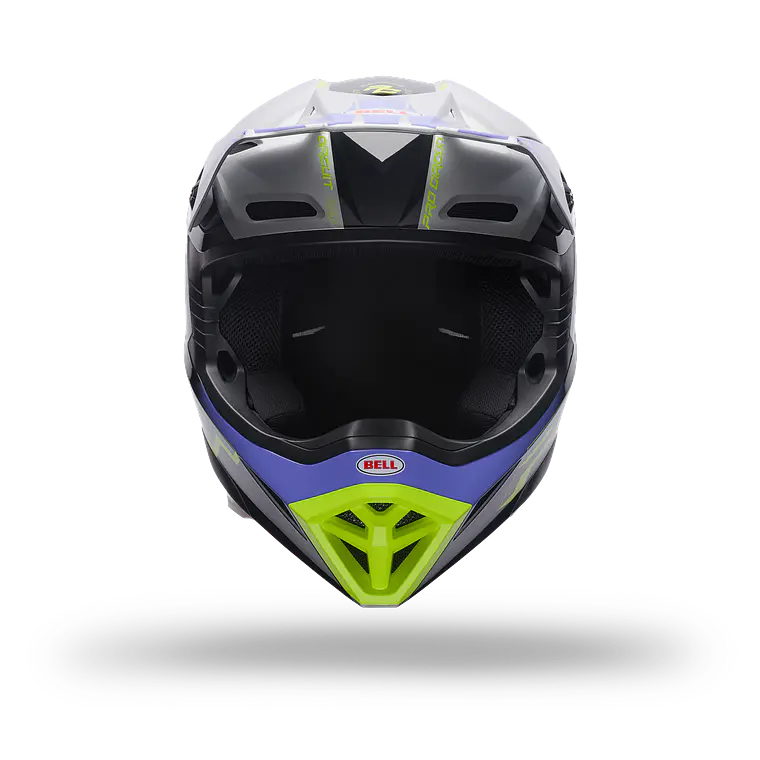 Casco Moto Mx-10 Mips Intake Negro/Plata Bell 3