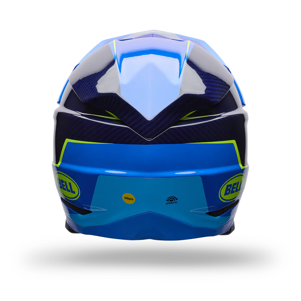 Casco Moto Moto-10 Gp Vector Azul Bell 5