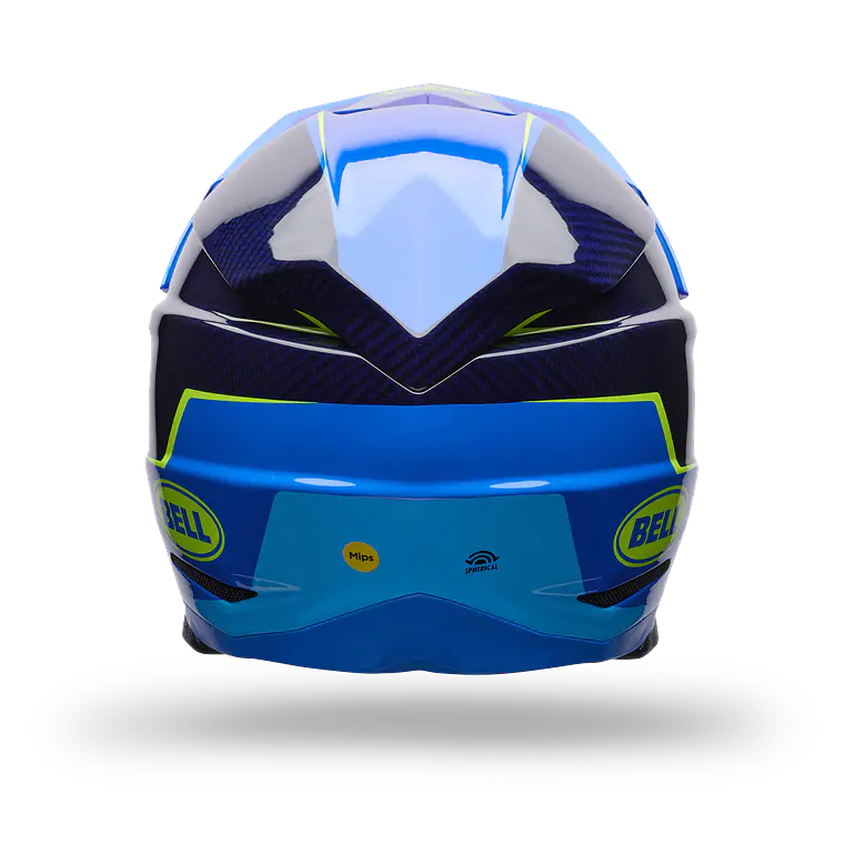 Casco Moto Moto-10 Gp Vector Azul Bell 5
