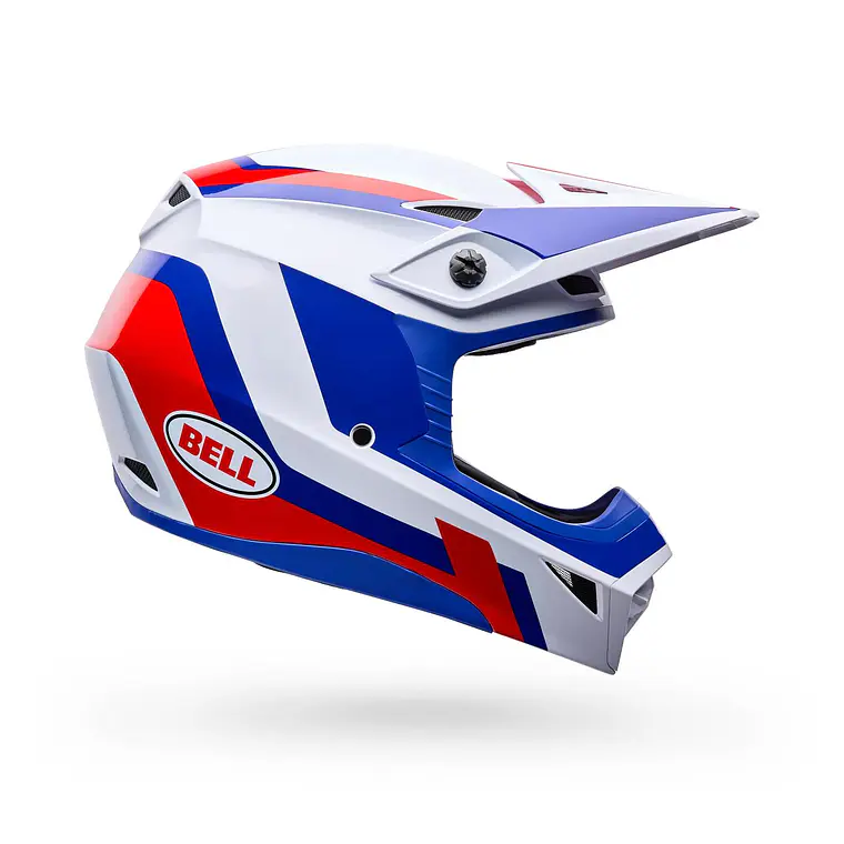 Casco Moto Niño MX-10 Mips Dyno Rojo/Blanco Bell 1